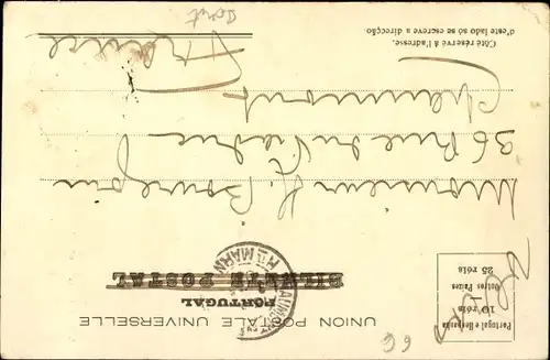 Ak Portugal, Straßenverkäuferin in Tracht