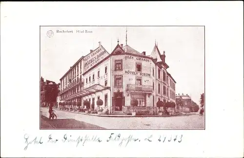 Ak Rochefort Wallonien Namur, Hotel Biron