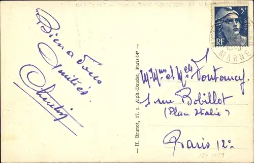 Ak Le Mesnil sur Oger Marne, Vue generale