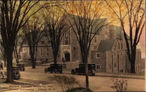 Ak Ithaca New York USA, Willard Straight Memorial Hall, Cornell University