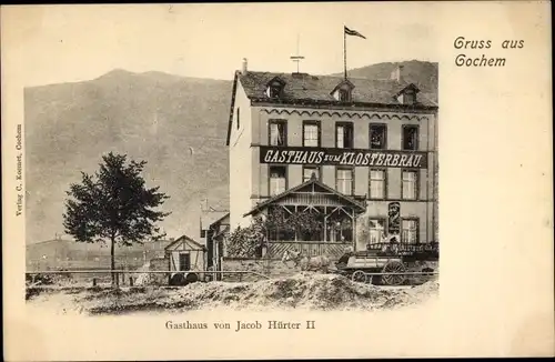 Ak Cochem an der Mosel, Gasthaus zum Klosterbräu