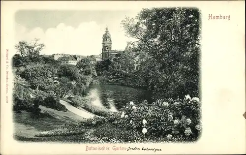 Ak Hamburg Mitte Altstadt, Botanischer Garten