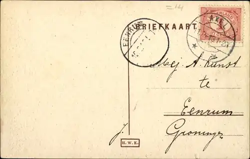 Ak Axel Zeeland Niederlande, Nieuwstraat