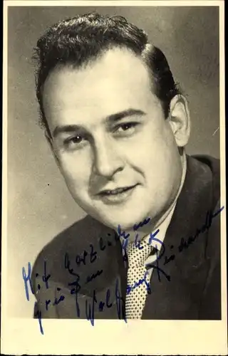 Foto Journalist Wolfgang Reichardt, Portrait, Autogramm