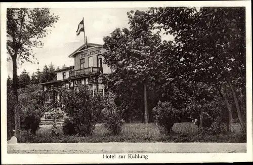 Ak Brunshaupten Kühlungsborn im Kreis Rostock, Hotel zur Kühlung, Bes. O. Greifeld