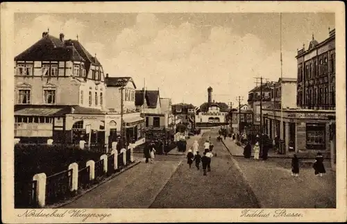 Ak Nordseebad Wangeroog Wangerooge in Ostfriesland, Zedelius Straße, Hotel