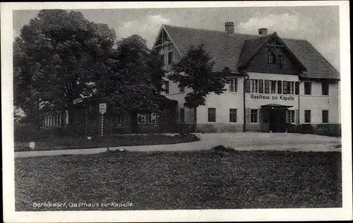 Ak Dziwiszów Berbisdorf Niederschlesien, Gasthaus zur Kapelle