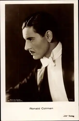 Ak Schauspieler Ronald Colman, Portrait