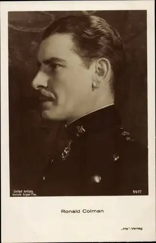 Ak Schauspieler Ronald Colman, Portrait