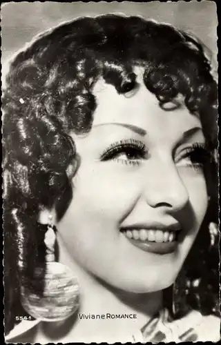 Ak Viviane Romance, Schauspielerin, Portrait, 554 A