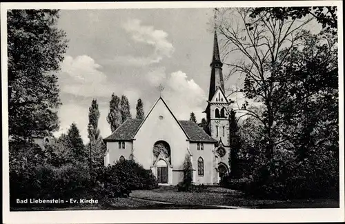 Ak Bad Liebenstein im Thüringer Wald, Evangelische Kirche