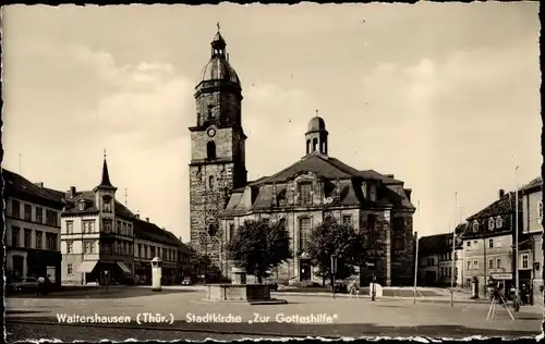 Ak Waltershausen Thüringen, Stadtkirche Zur Gotteshilfe