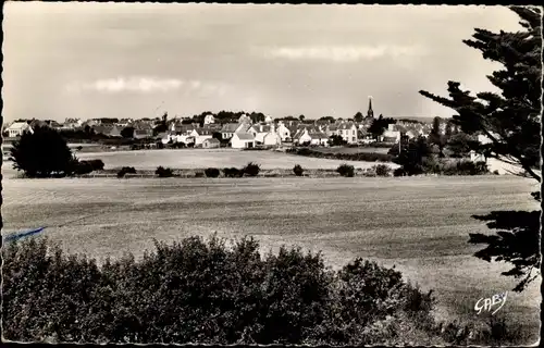 Ak Locmariaquer Morbihan, Gesamtansicht von Manne-er-Hroec'h