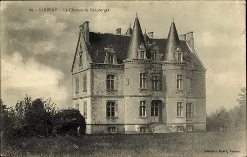 Ak Sarzeau Morbihan, Le Chateau de Kergeorget