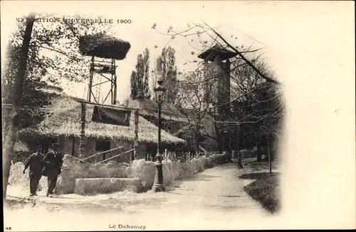 Ak Paris XVIe Trocadéro, Weltausstellung 1900, Dahomey