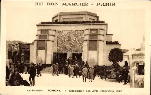 Ak Paris IV., Au bon Marché, Pavillon Pomone, Expo des Arts Déco 1925