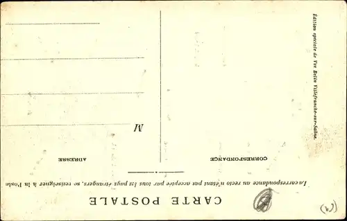 Ak Villefranche sur Saône Rhône, Das Theater, Place du Promenoir, Denkmal