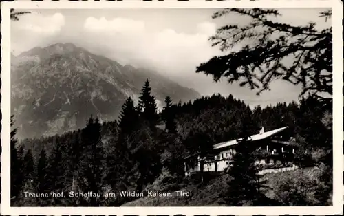 Ak Scheffau am Wilden Kaiser Tirol, Traunerhof