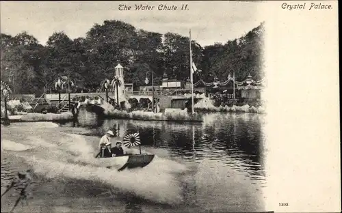 AK London City England, Crystal Palace, The Water Chute II.