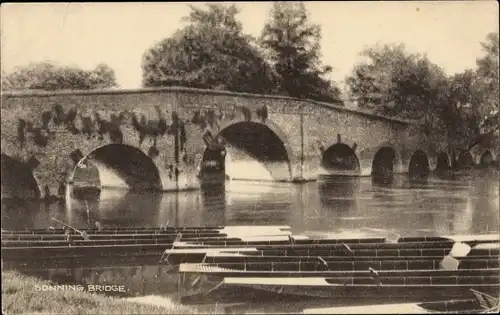 Ak Sonning Südostengland, Brücke