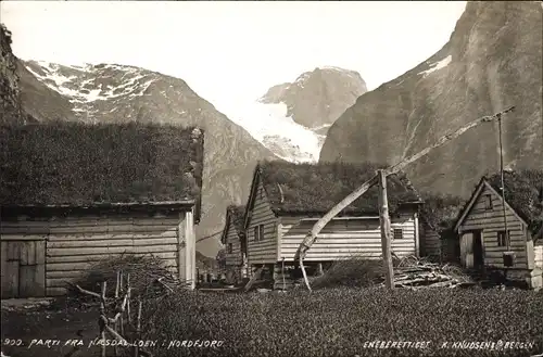 Ak Næsdal Norwegen, Nordfjord, Häuser