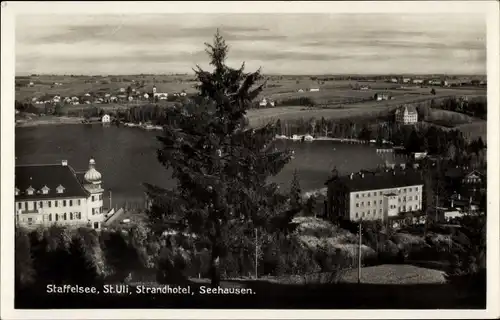 Ak Seehausen am Staffelsee, St. Uli, Strandhotel