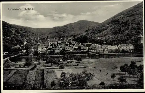 Ak Dausenau an der Lahn, Panorama