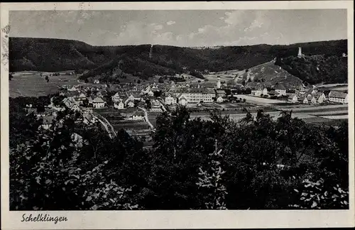 Ak Schelklingen Schwäbische Alb, Panorama