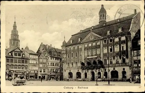 Ak Coburg in Oberfranken, Rathaus