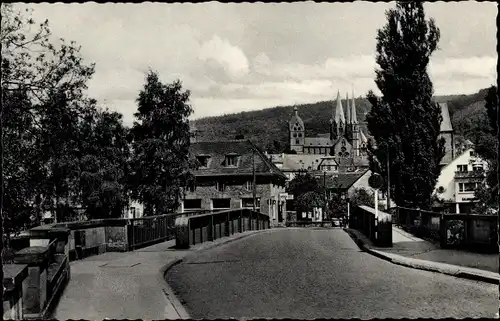 Ak Gelnhausen in Hessen, Kinzig-Brücke