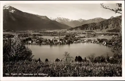 Ak Egern am Tegernsee Oberbayern, Wallberg