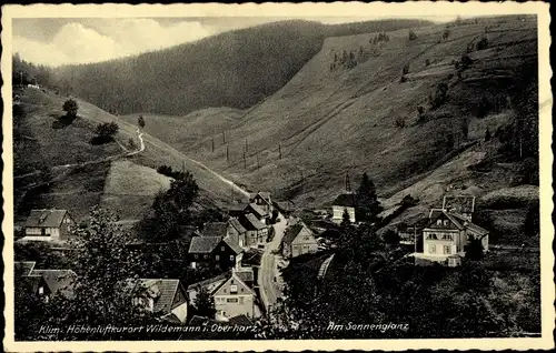 Ak Wildemann Clausthal Zellerfeld im Oberharz, Sonnenglanz