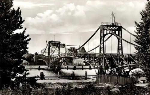 Ak Wilhelmshaven in Niedersachsen, Kaiser Wilhelm Brücke