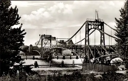 Ak Wilhelmshaven in Niedersachsen, Kaiser Wilhelm Brücke