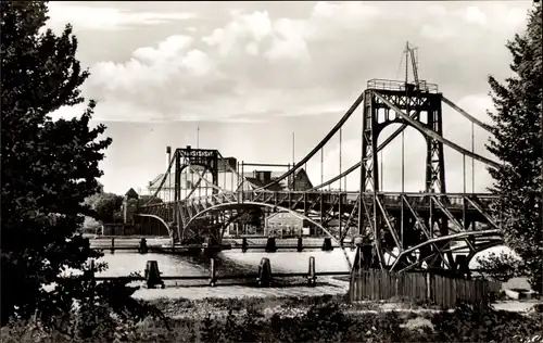 Ak Wilhelmshaven in Niedersachsen, Kaiser Wilhelm Brücke