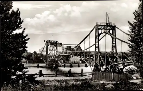 Ak Wilhelmshaven in Niedersachsen, Kaiser Wilhelm Brücke