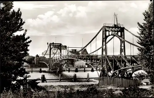 Ak Wilhelmshaven in Niedersachsen, Kaiser Wilhelm Brücke