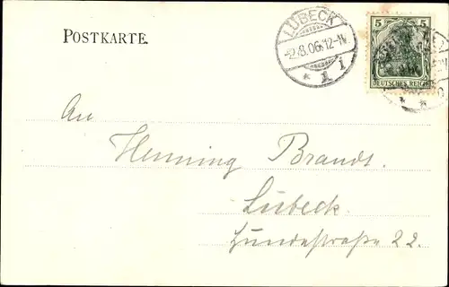 Ak Nordseeinsel Helgoland, Segelboot, Felsen