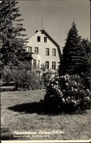 Ak Friedrichsbrunn Thale im Harz, Sanatorium Dr. Strokorb