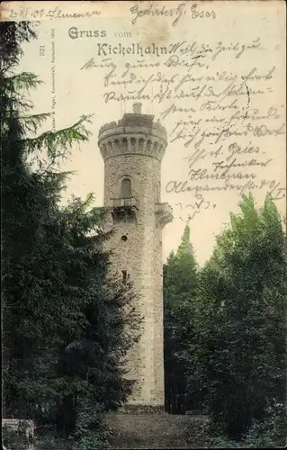 Ak Ilmenau in Thüringen, Kickelhahn, Turm
