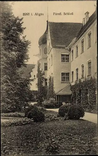 Ak Isny im Allgäu, fürstliches Schloss