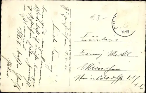 Ak Gunzenhausen in Mittelfranken, Storchennest