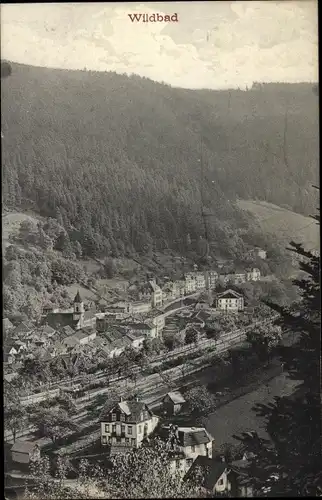 Ak Bad Wildbad im Schwarzwald, Panorama