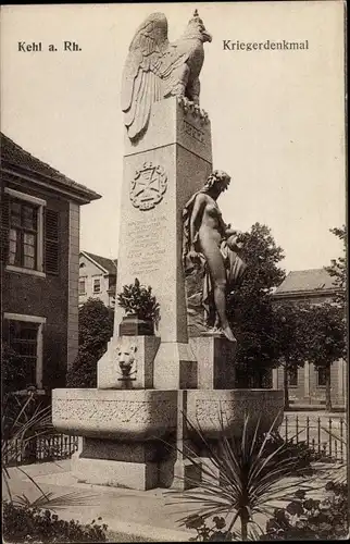 Ak Kehl am Rhein, Kriegerdenkmal