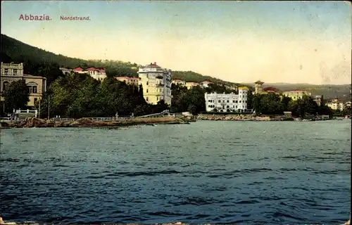 Ak Opatija Abbazia Kroatien, Nordstrand