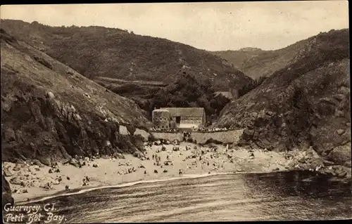 Ak Kanalinsel Guernsey, Petit Bôt Bay, Strand