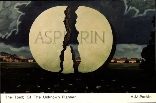 Künstler Ak Parkin, AM, Aspirin, das Grab des unbekannten Planers