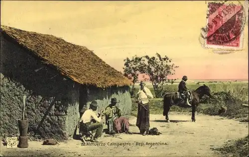 Ak Argentinien, Country Lunch