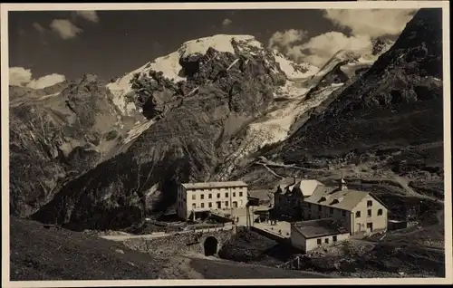 Foto Ak Südtirol Italien, Gruppo dell' Ortler, Albergo sotto lo Stelvio