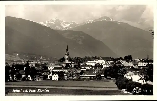 Ak Spittal an der Drau Kärnten, Gesamtansicht